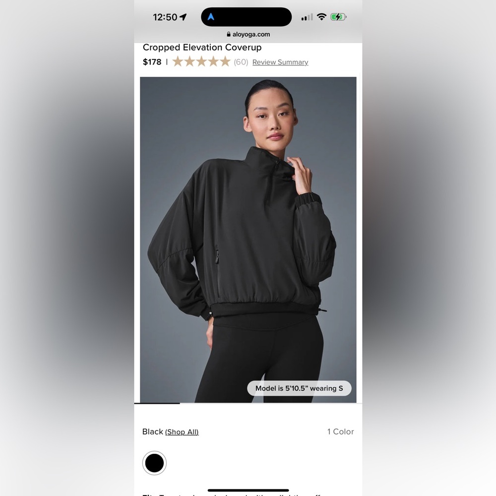 Size m alo sweater
